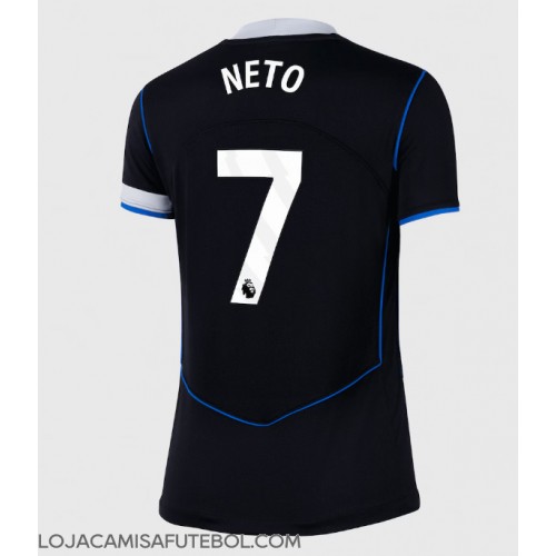 Camisa de Futebol Chelsea Pedro Neto #7 Equipamento Alternativo Mulheres 2025-26 Manga Curta